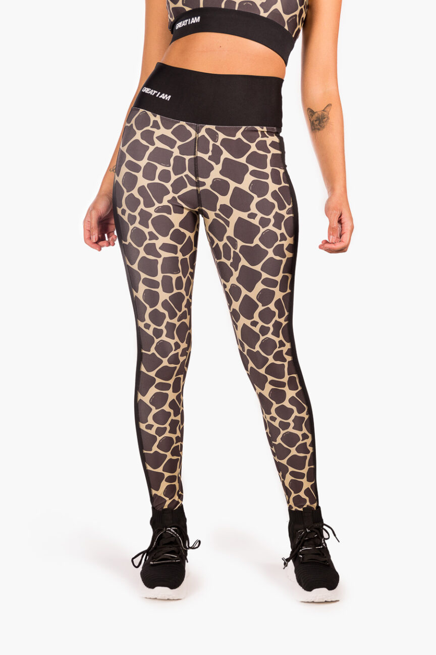 LEGGING CINTURA SUBIDA GIRAFFE - Great I Am