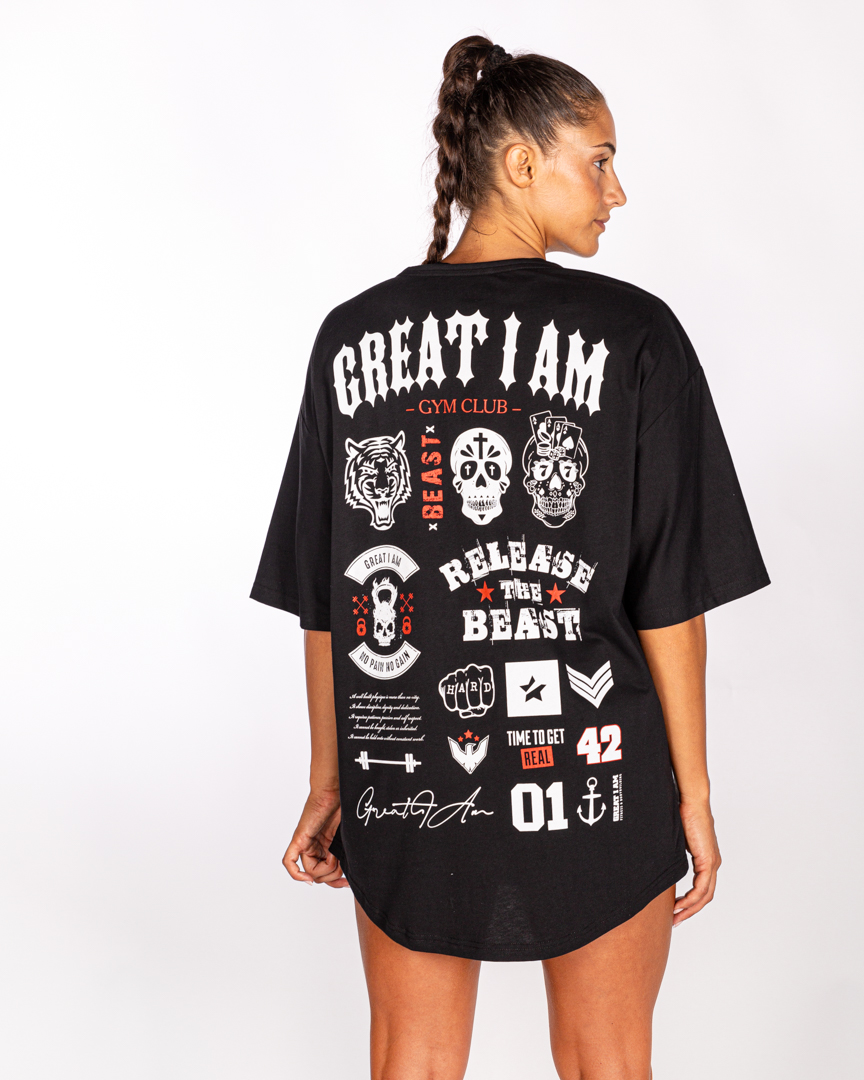 Only Play Sweet - Preto - T-shirt Ginásio Mulher