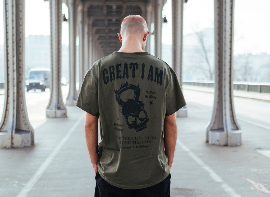 OVERSIZE TEE GUTS ARMY - Great I Am