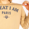 CROPPED PARIS CAFE AU LAIT SWEATER - Great I Am
