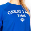 CROPPED PARIS ROYAL BLUE SWEATER - Great I Am