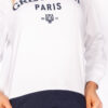 PARIS WHITE CROPPED SWEATER - Great I Am