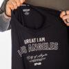 OVERSIZED T-SHIRT LOS ANGELES BLACK - Great I Am