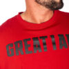 T-SHIRT OVERSIZED CONQUER RED - Great I Am