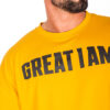 T-SHIRT OVERSIZED CONQUER DARK YELLOW - Great I Am