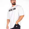 T-SHIRT OVERSIZED CONQUER WHITE - Great I Am