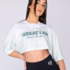 OVERSIZED CROP TOP BREAK THE RULES - Great I Am