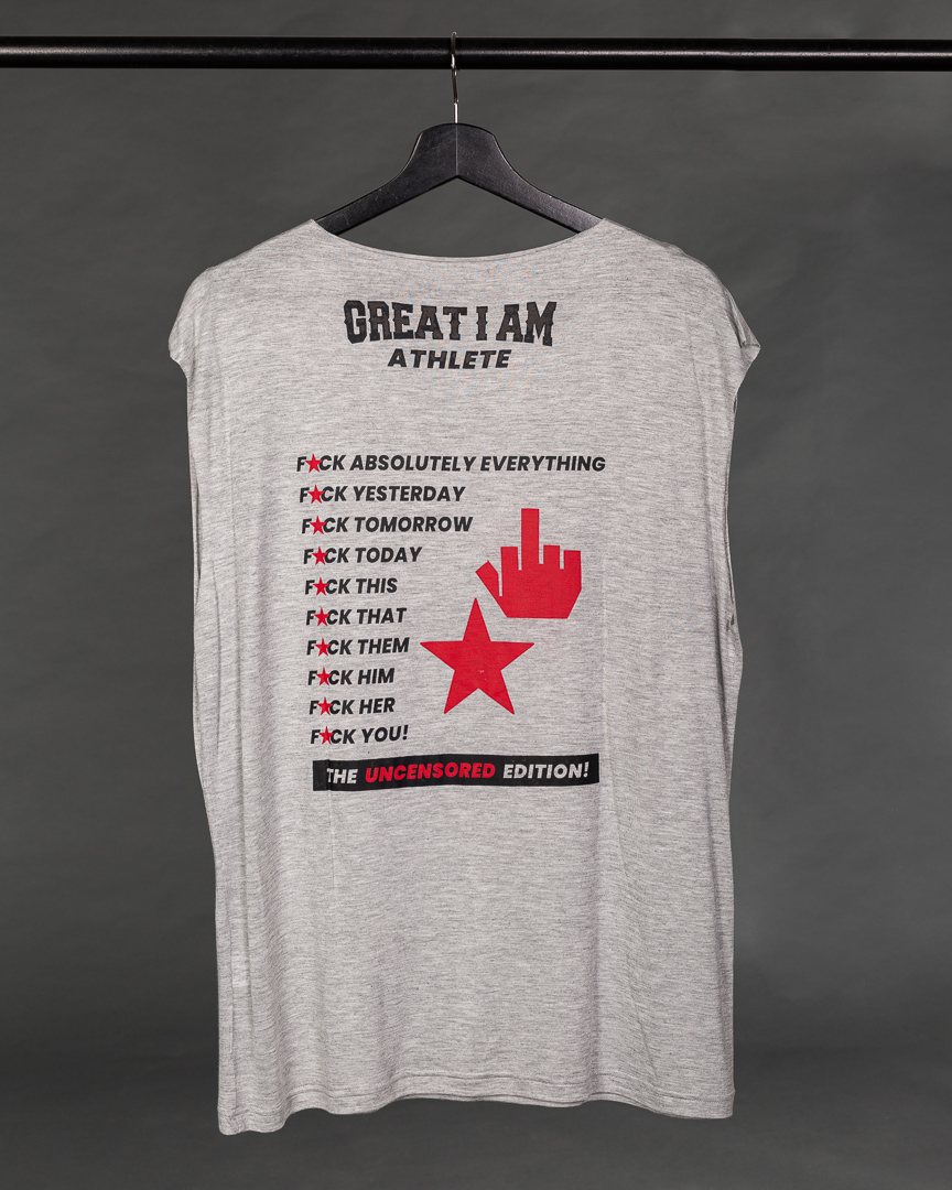SLEEVELESS GREAT I AM X ULTIMATE GREY - Great I Am