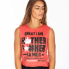 CROPTOP GREAT I AM X ULTIMATE SALMON - Great I Am