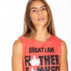 CROPTOP GREAT I AM X ULTIMATE SALMON - Great I Am