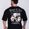 OVERSIZED T-SHIRT PITBULL BLACK - Great I Am
