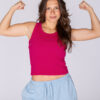 CROPPED RIB TANK - Great I Am