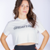 GREAT LOGO CROPPED T-SHIRT WHITE - Great I Am