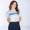 GREAT LOGO CROPPED T-SHIRT BLUE - Great I Am