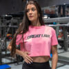 GREAT LOGO CROPPED T-SHIRT PINK - Great I Am