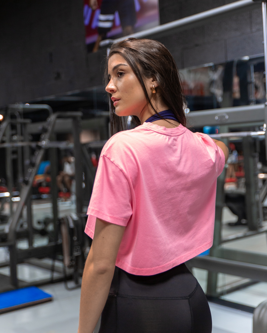 GREAT LOGO CROPPED T-SHIRT PINK - Great I Am