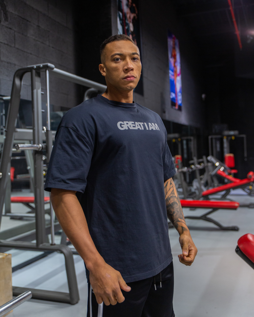 GREAT LOGO OVERSIZED T-SHIRT BLACK - Great I Am