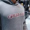 HOODIE TEXTURED GREY - Great I Am