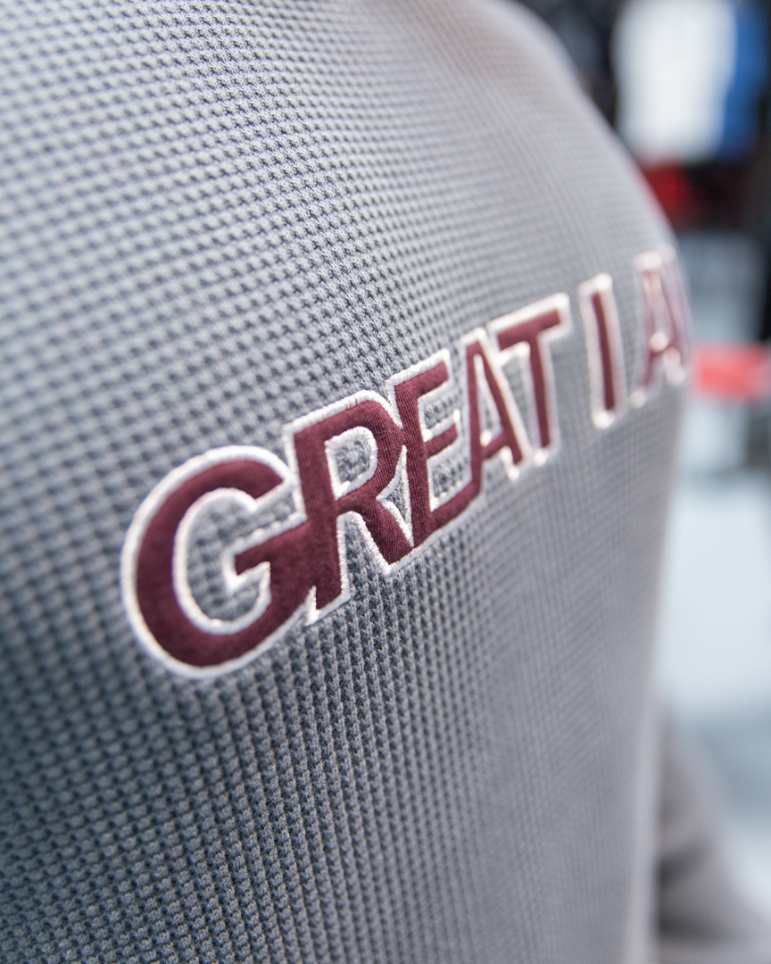 HOODIE TEXTURED GREY - Great I Am