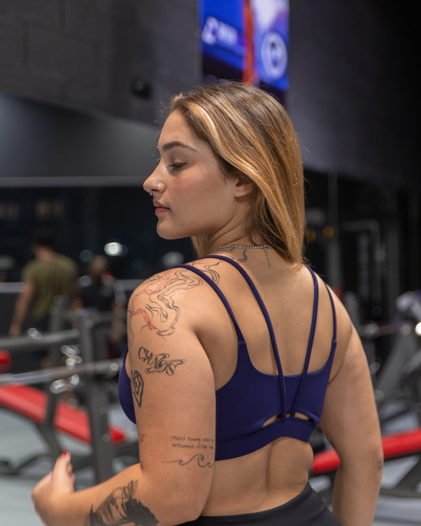 V-FRAME SPORTS BRA NAV - Great I Am