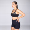 V-FRAME SPORTS BRA BLACK - Great I Am