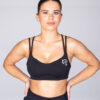 V-FRAME SPORTS BRA BLACK - Great I Am