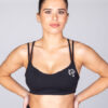 V-FRAME SPORTS BRA BLACK - Great I Am