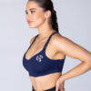V-FRAME SPORTS BRA NAVY - Great I Am