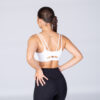V-FRAME SPORTS BRA LOGO WHITE - Great I Am
