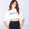 GREAT LOGO OVERSIZED T-SHIRT WHITE - Great I Am