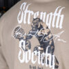 HOODIE STRENGHT SOCIETY BEIGE - Great I Am