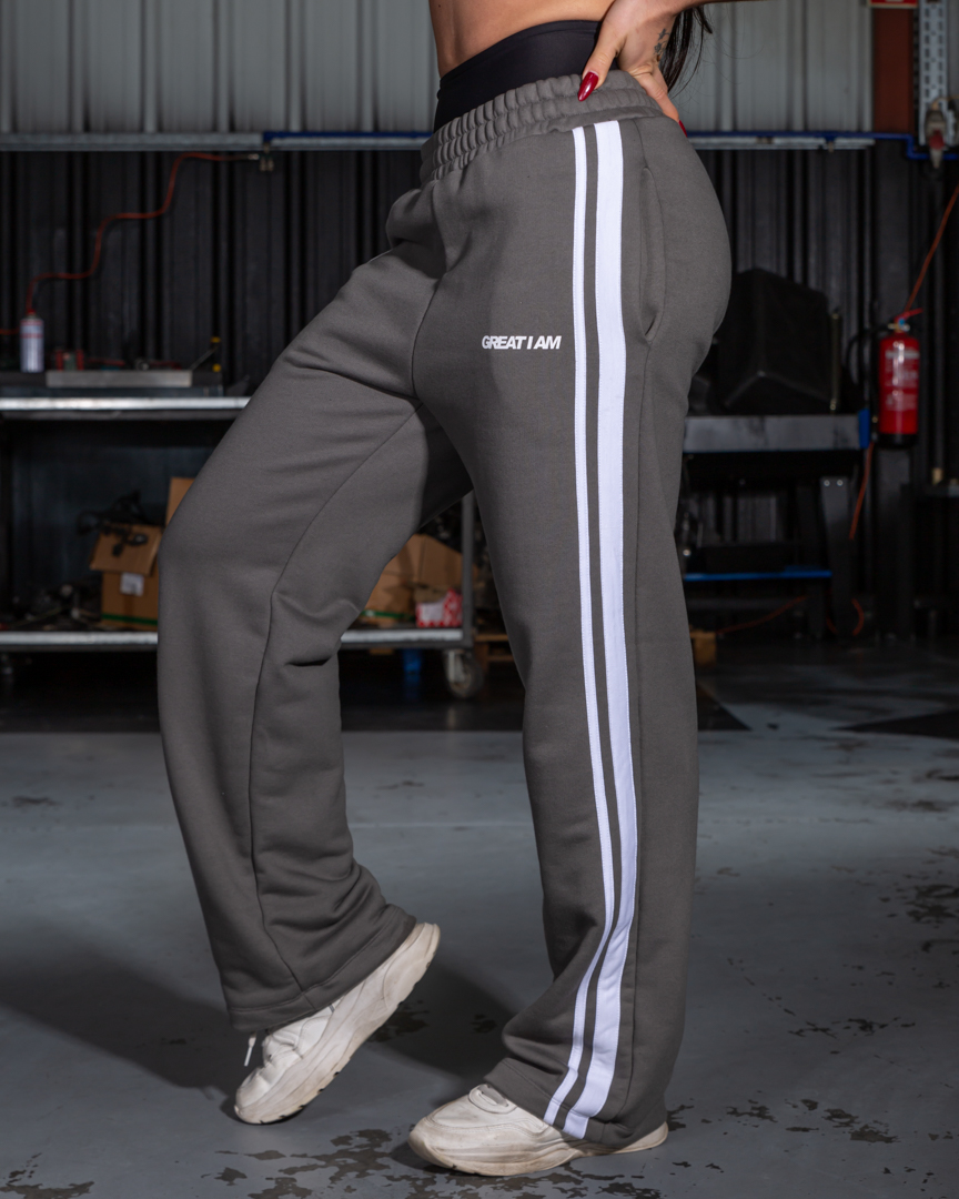 STRAIGHT PANTS LIFESTYLE GREY - Great I Am