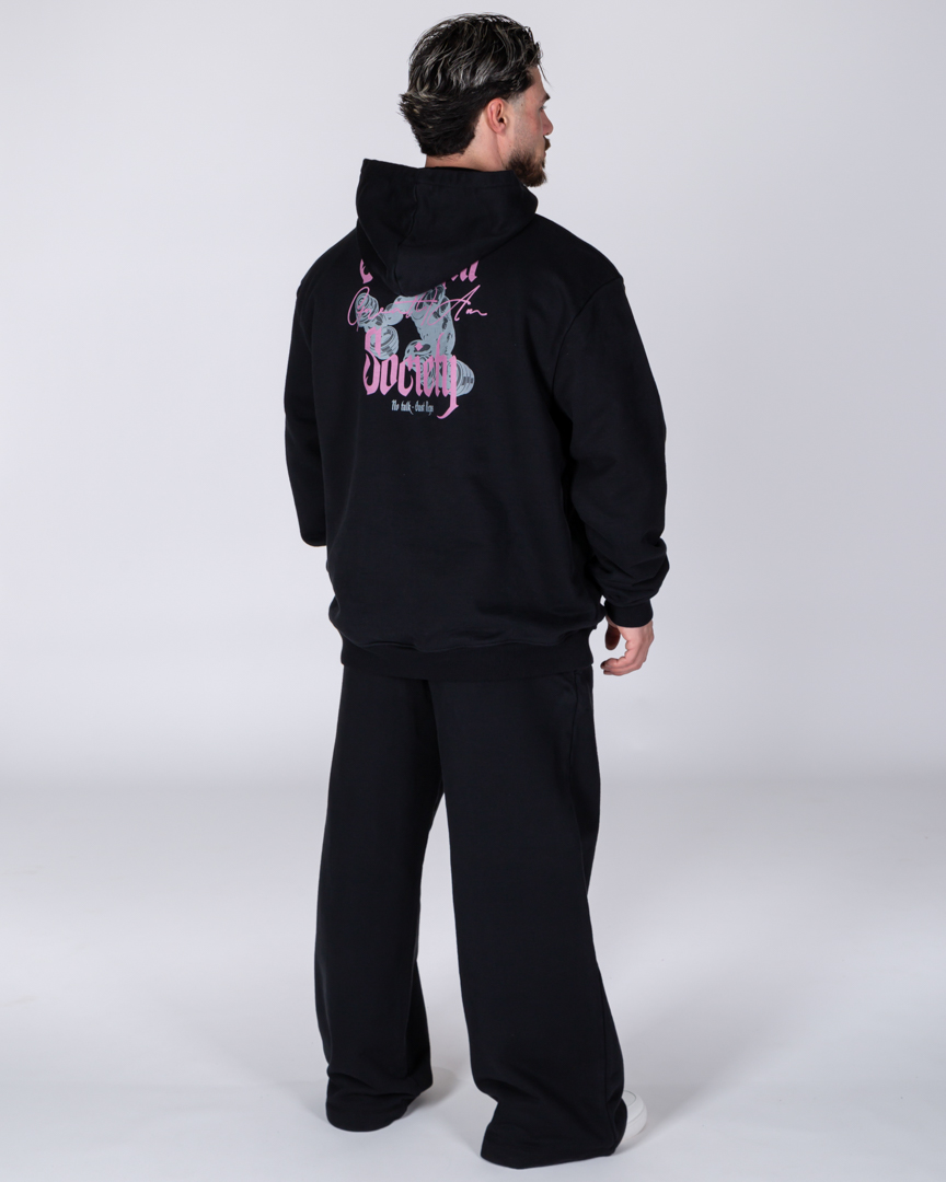 HOODIE STRENGTH SOCIETY BLACK - Great I Am