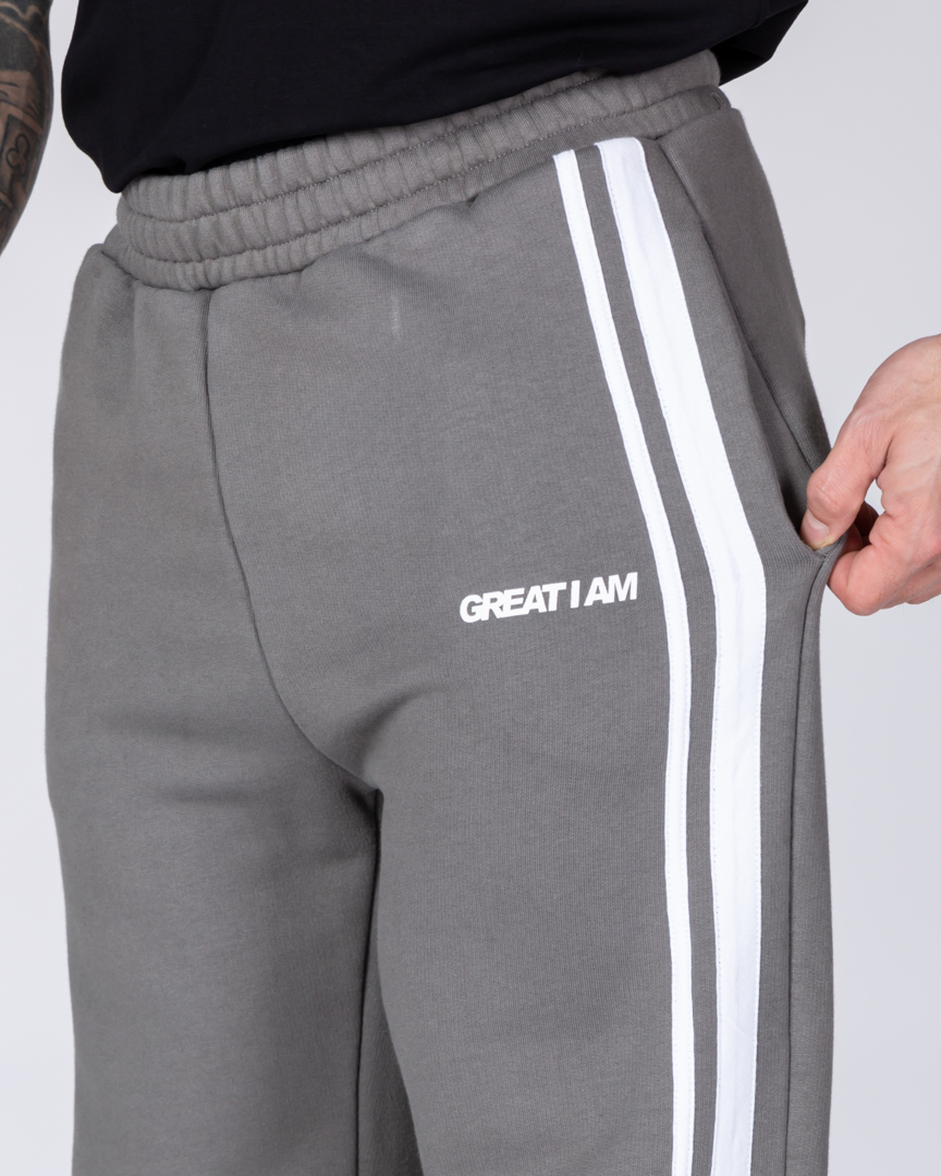 STRAIGHT PANTS LIFESTYLE GREY - Great I Am