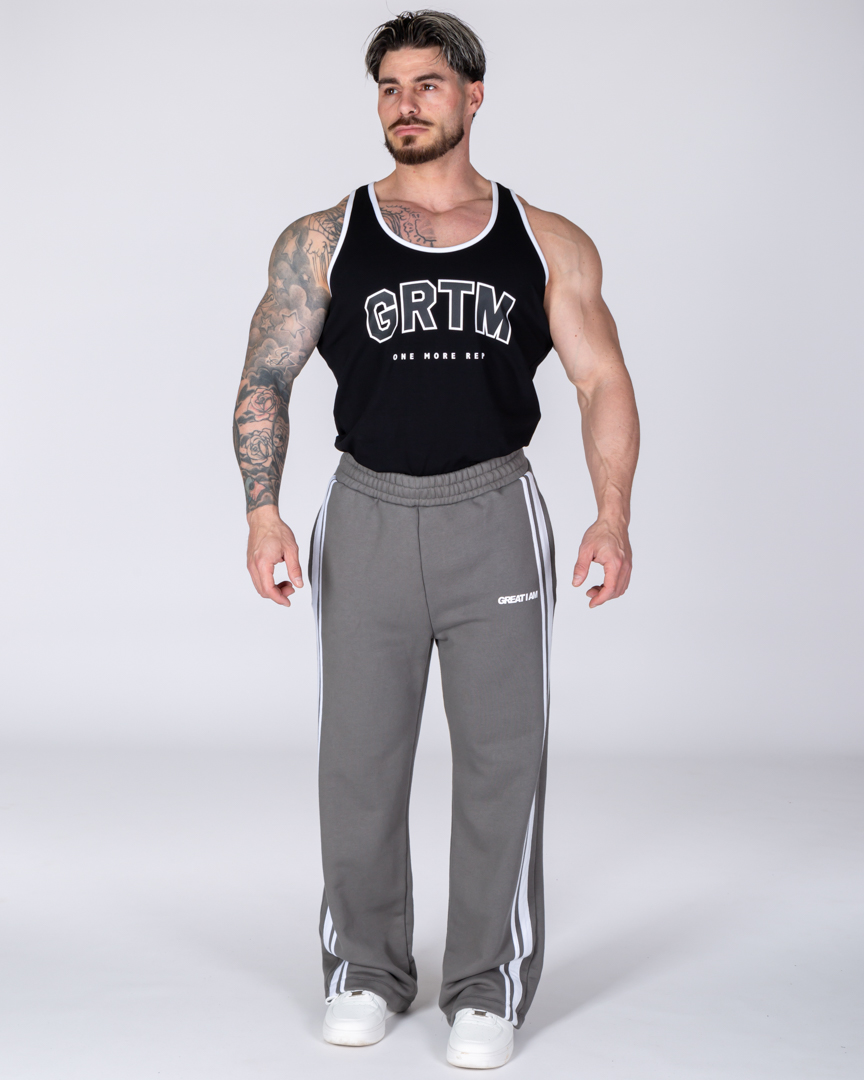 STRAIGHT PANTS LIFESTYLE GREY - Great I Am