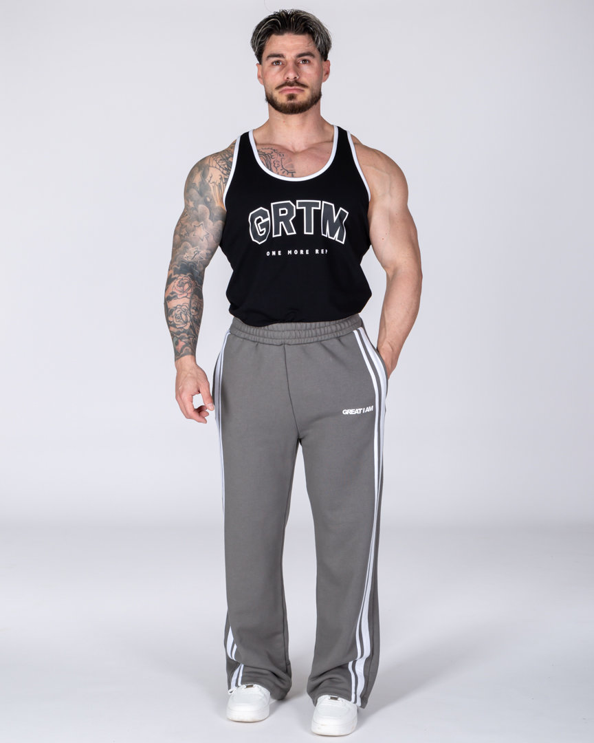 STRAIGHT PANTS LIFESTYLE GREY - Great I Am