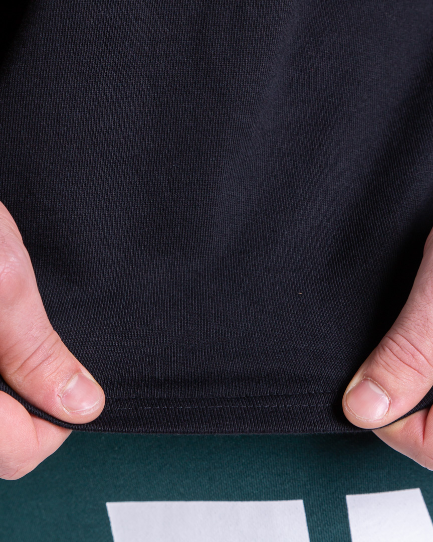 OVERSIZED BASEBALL T-SHIRT GRTM BLACK - Great I Am