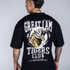 OVERSIZED T-SHIRT TIGERS CLUB BLACK - Great I Am