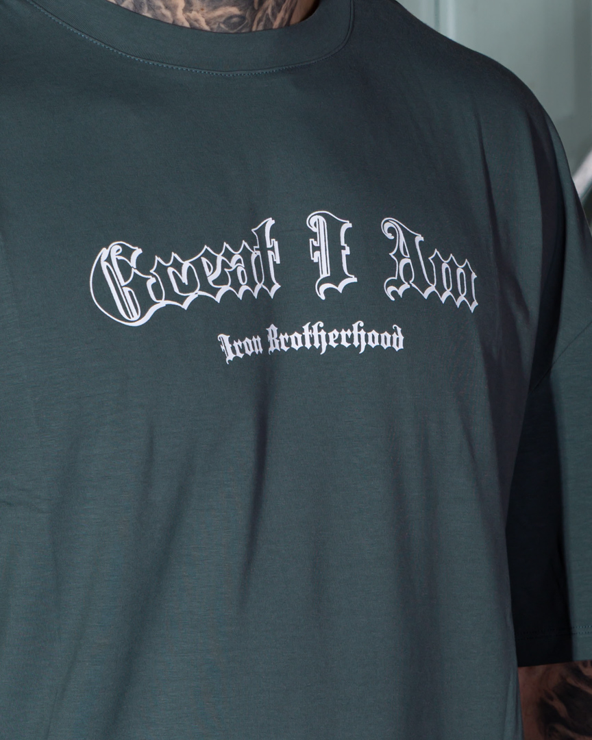 OVERSIZED T-SHIRT PITBULL GREY - Great I Am