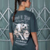 OVERSIZED T-SHIRT PITBULL GREY - Great I Am