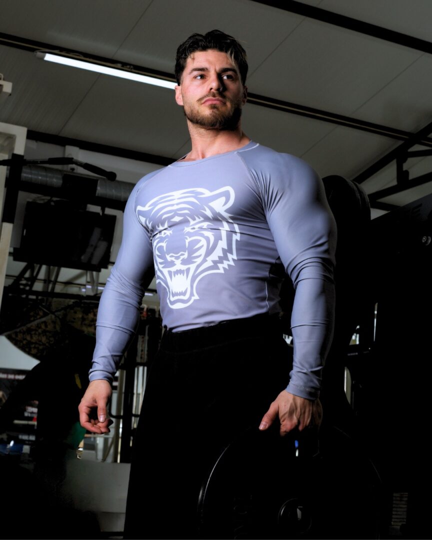COMPRESSION BASELAYER LIGHT GREY - Great I Am