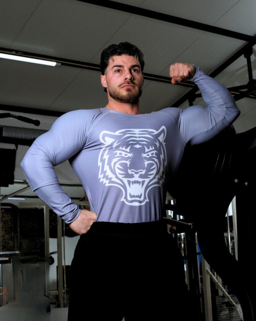 COMPRESSION BASELAYER LIGHT GREY - Great I Am