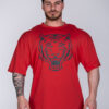 OVERSIZED T-SHIRT TIGER ESSENTIAL BURGUNDY - Great I Am