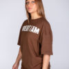 OVERSIZED T-SHIRT CONQUER BROWN - Great I Am