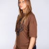 OVERSIZED T-SHIRT TIGER ESSENTIAL BROWN - Great I Am
