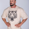 OVERSIZED T-SHIRT TIGER ESSENTIAL BEIGE - Great I Am