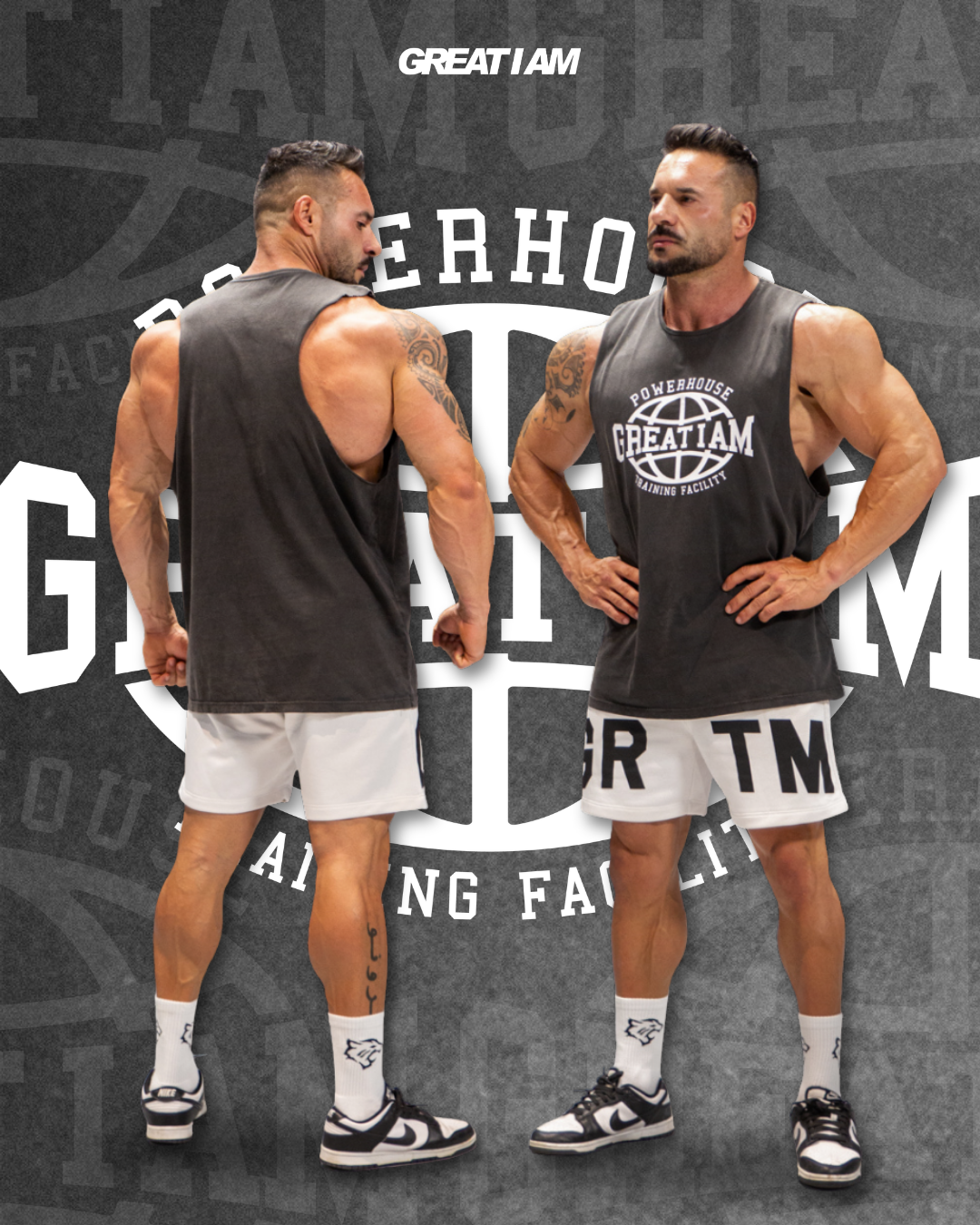 SLEEVELESS POWERHOUSE WASHED - Great I Am