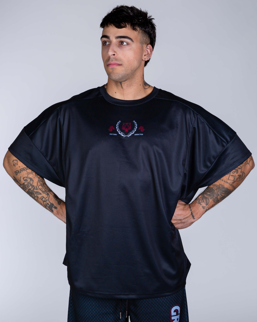 98RACING AMERICAN JERSEY WIDE FIT BLACK - Great I Am