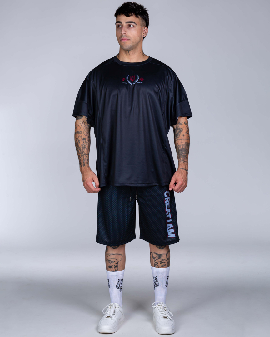 98RACING AMERICAN JERSEY WIDE FIT BLACK - Great I Am