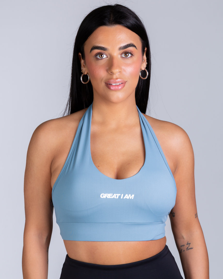 HALTER NECK BRA GREAT I AM ICE - Great I Am